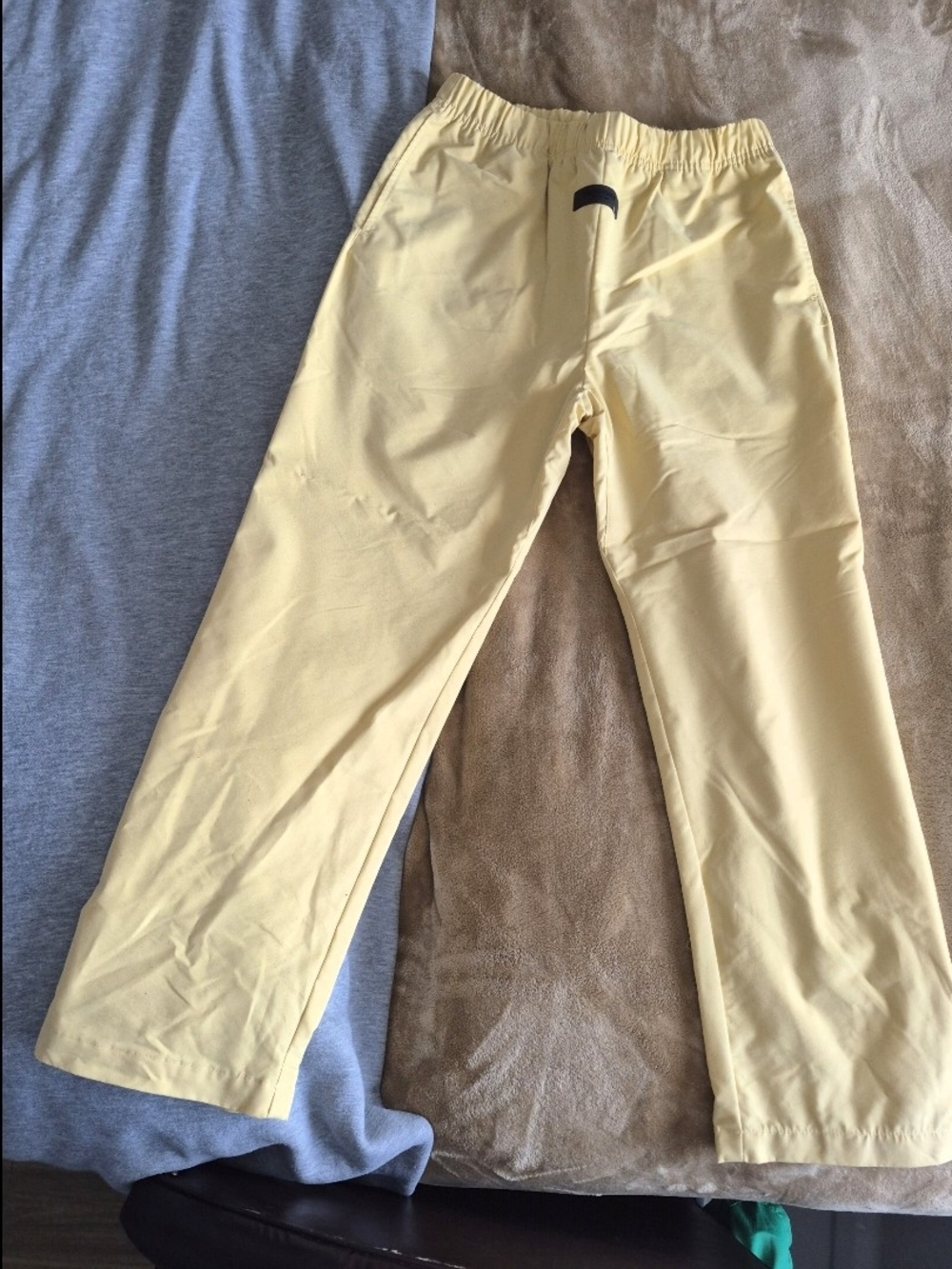 Essentials Kids Tuscan Yellow Elastic-Waist Relaxed Pants